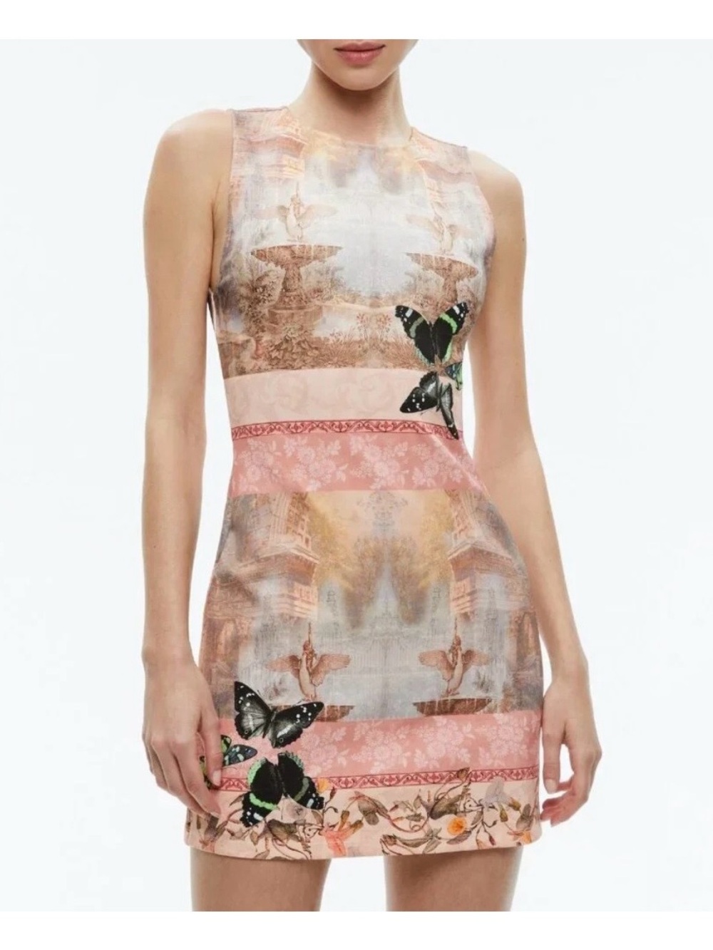 wynell a-line mini dress Alice + Olivia Versailles A Line Blue dress
